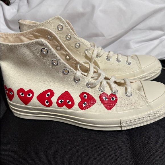 Converse Chuck Taylor All Star 70 Hi Comme des Garcons Play M/Size 11 W/13 - Picture 8 of 9